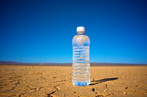 Water Bottle - Camping in the Desert