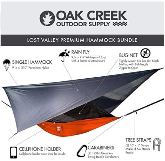 Oak Creek Camping Hammock and Accessories