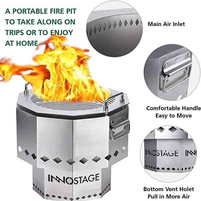 Inno Stage Smokeless Fire Pit