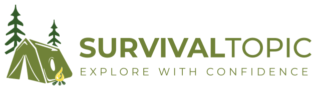 Survivaltopic camping hiking logo