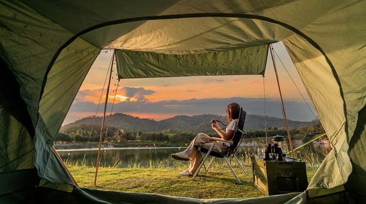 How to keep tent cool